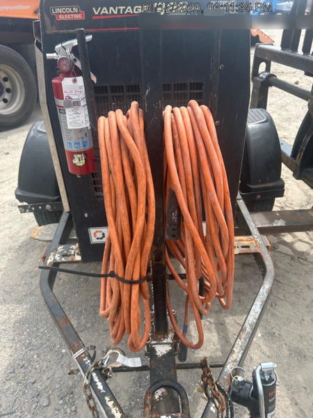 2019 Lincoln Electric Vantage 322 Ready-Pak 3, Two Wheel Trailer, Fender and Light Kit, Cable Rack