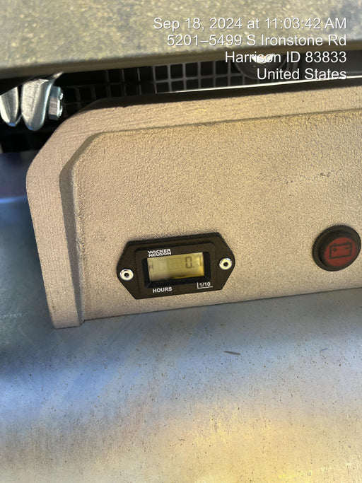 2024 Wacker Neuson DPU6555Heh Hatz Diesel, Reversible Plate Compactor, electric start