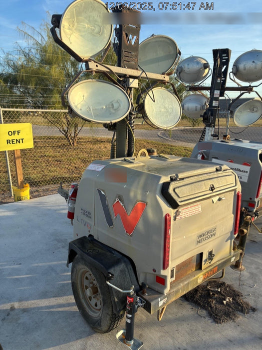 2019 Wacker Neuson LTV6L-MH Wacker Neuson LTV6L Mobile Light Tower w/Fuel Level Sensor Installed