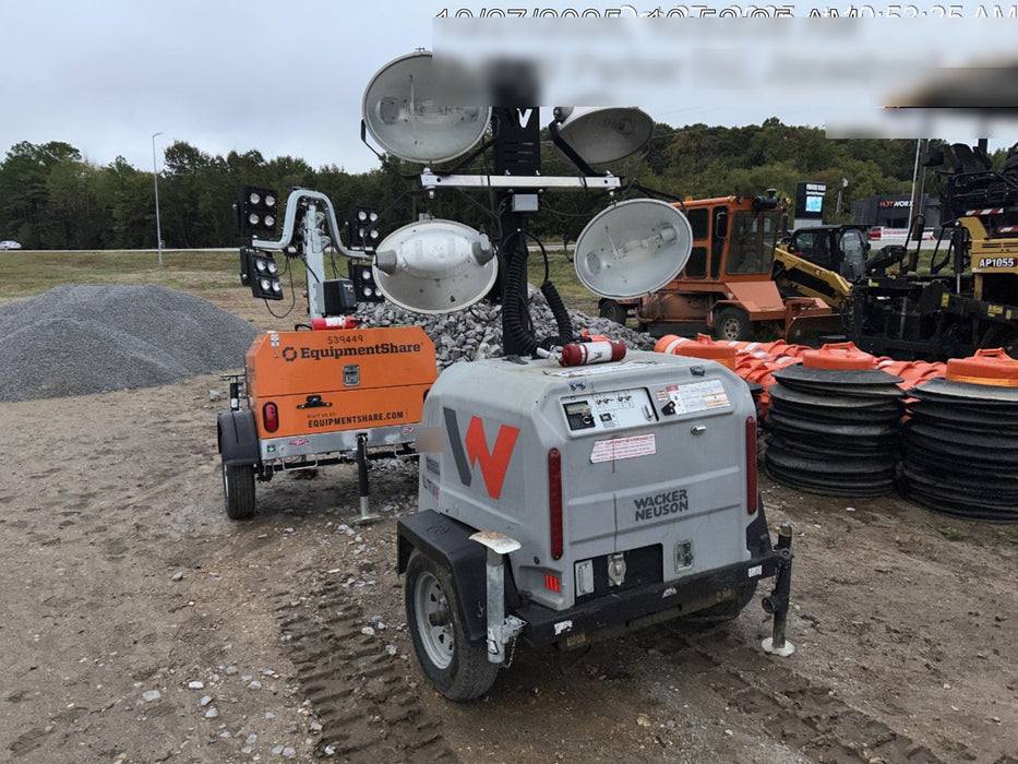 2019 Wacker Neuson LTV6L-MH Wacker Neuson LTV6L Mobile Light Tower w/Fuel Level Sensor Installed