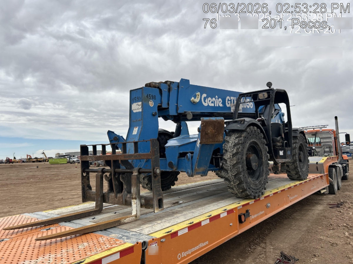 2017 Genie GTH-1056 Genie GTH1056, Solid Tires, 60" carriage, Light Kit, Open ROPS