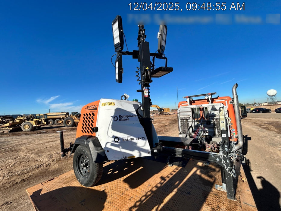 2024 Generac MLT2 Diesel, Flex Switch 120V Input, Powerzone Controller, 
(4) 320W LED Lights, 4kW Generator, 39.9 Gal Fuel Tank, 2" Ball, T3