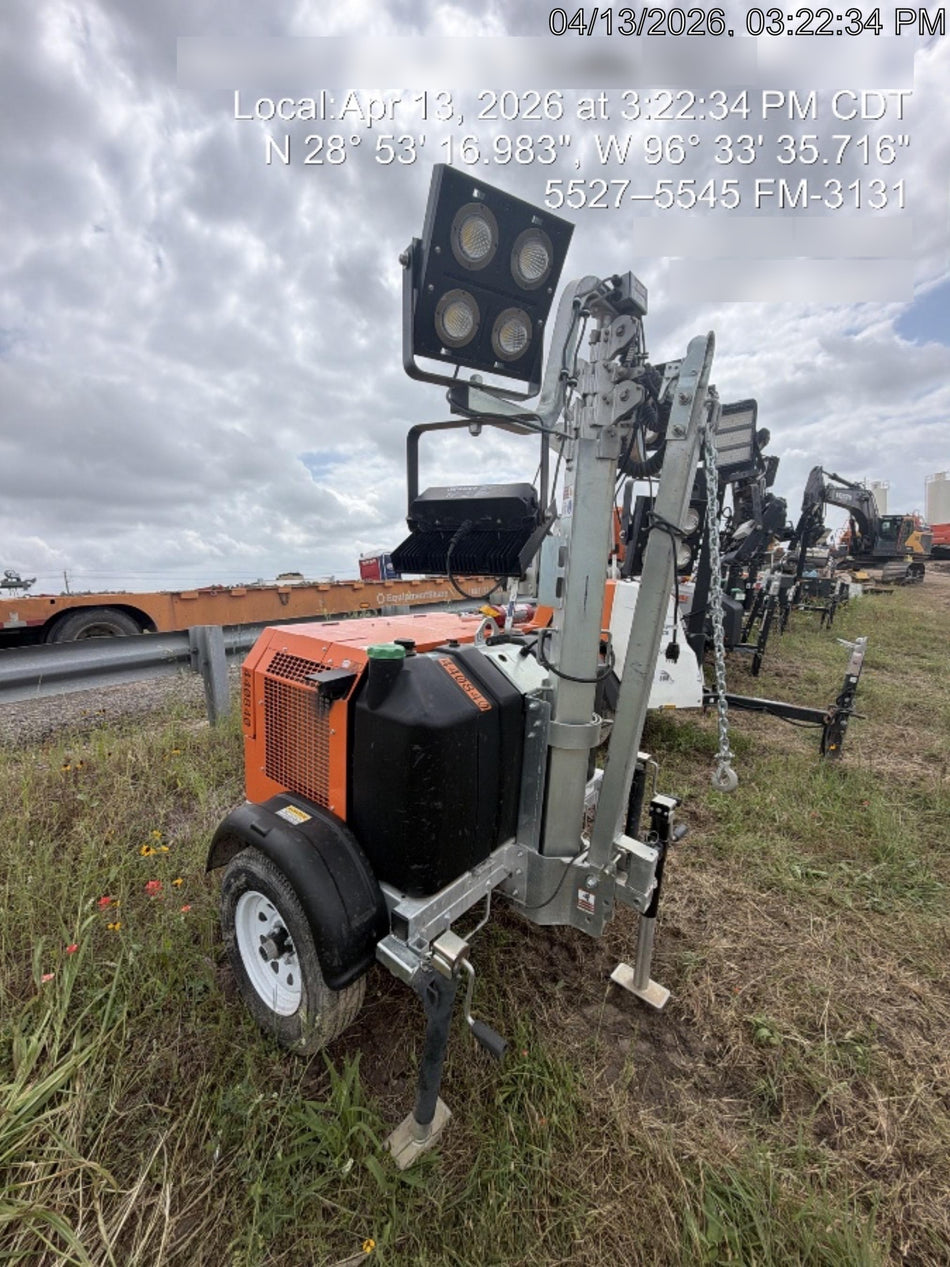 2024 Wanco WLTT-4MM4K Diesel, Deep Sea Controller, Shore Power Plug, Auto Start, (4) 350W LED Floodlights, 4kW Generator, 60 Gal Fuel Tank, 2" Ball, T3