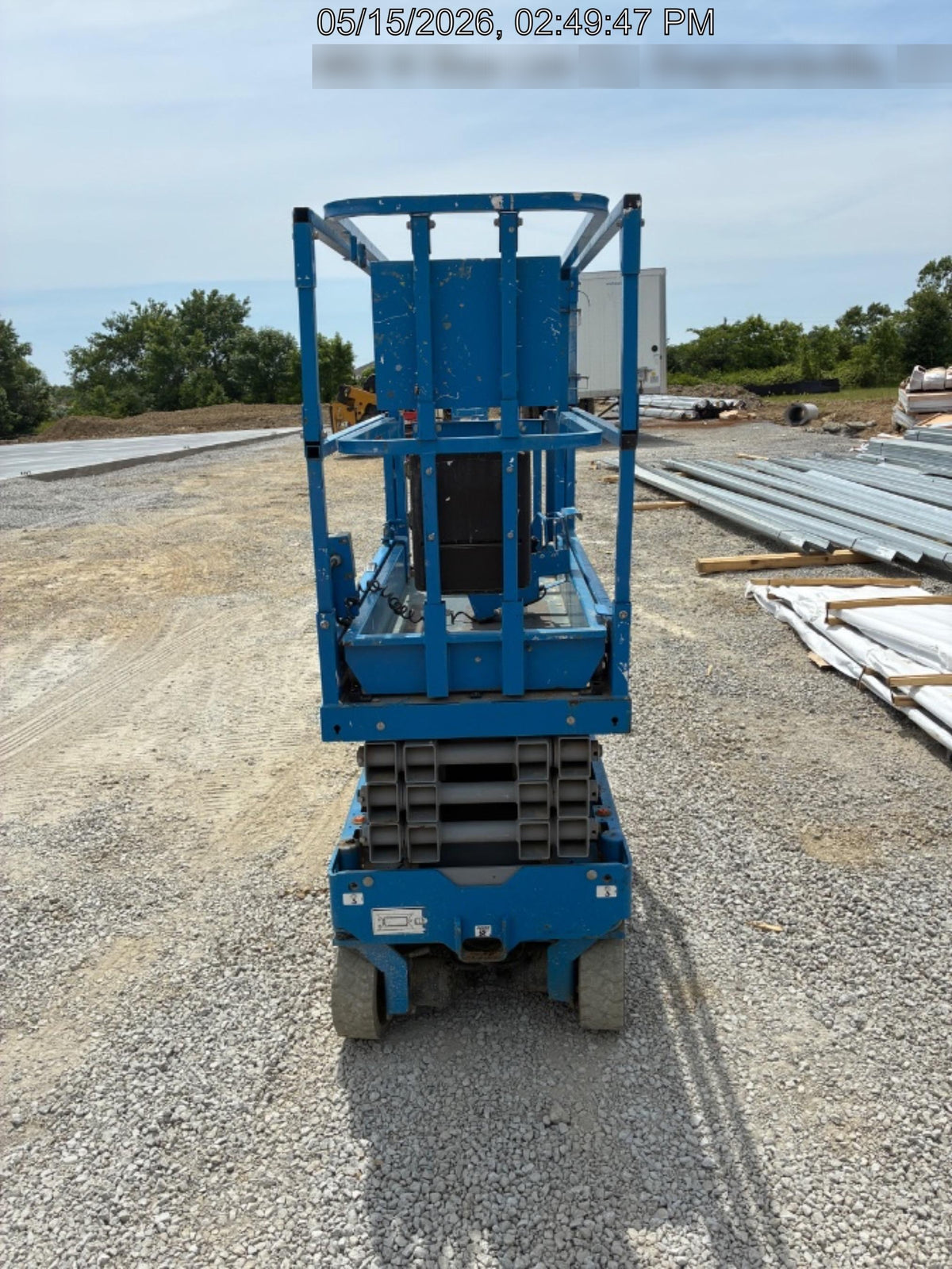 2020 Genie GS-1930 Solid Non Marking Tires, Beacon, Folding rails with half height swing gate, 800W Inverter