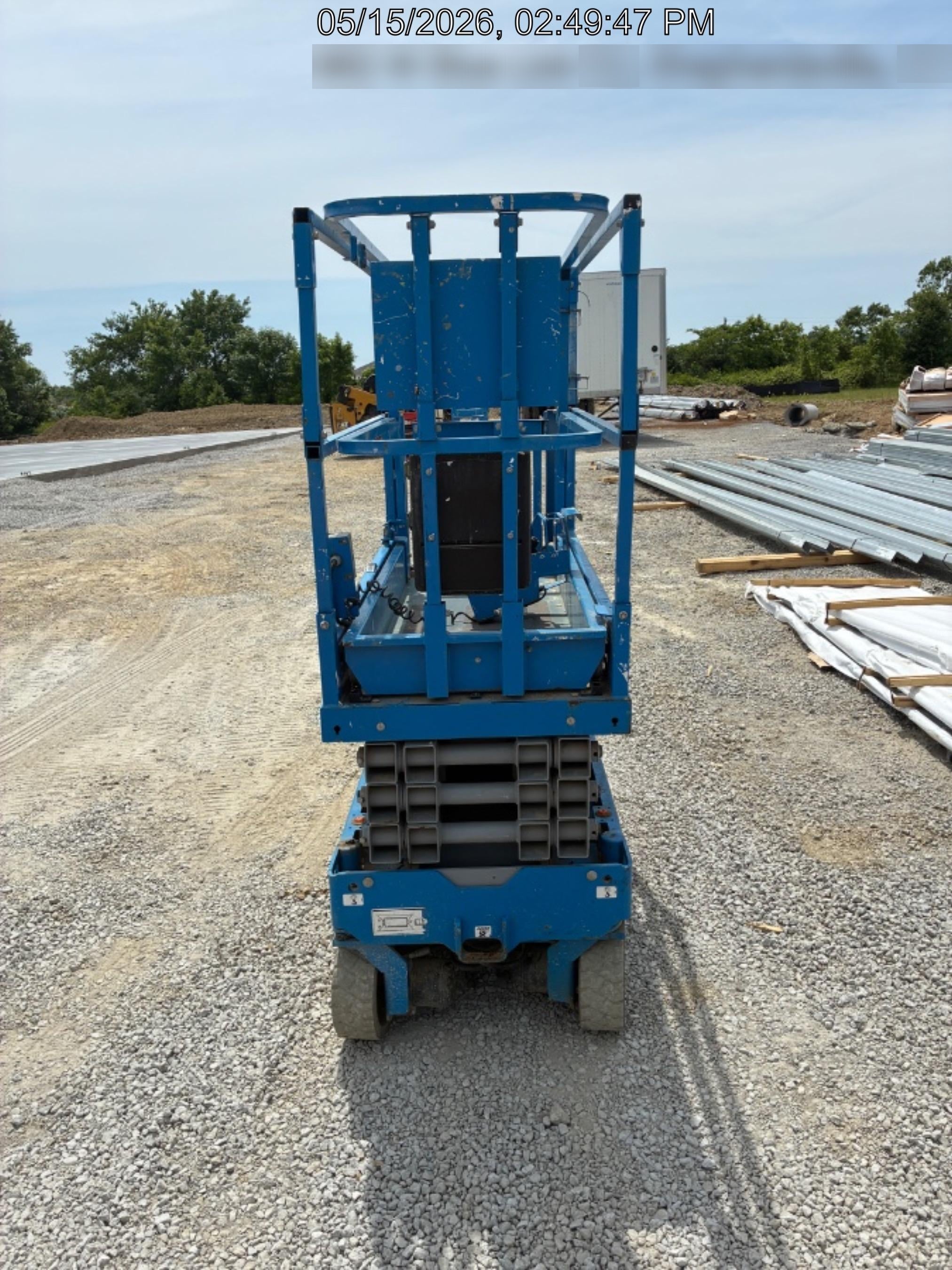 2020 Genie GS-1930 Solid Non Marking Tires, Beacon, Folding rails with half height swing gate, 800W Inverter