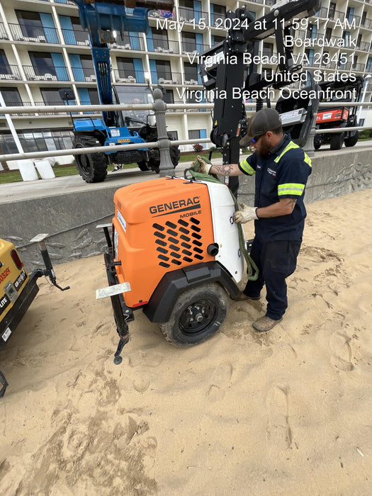 2023 Generac MLT2 Diesel, Flex Switch 120V Input, Powerzone Controller, 
(4) 320W LED Lights, 4kW Generator, 39.9 Gal Fuel Tank, 2" Ball, T3