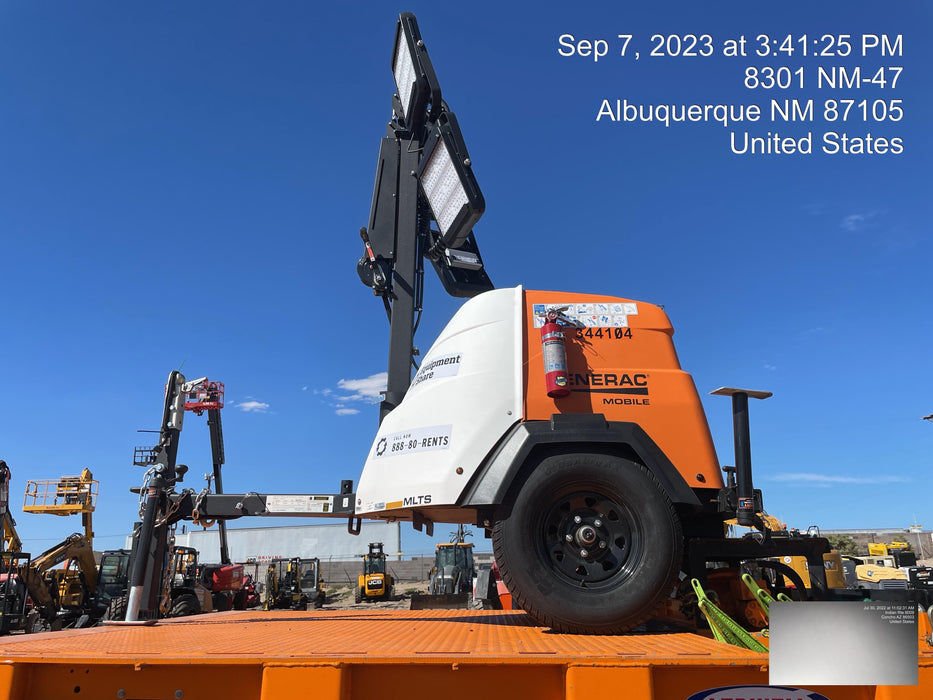 2023 Generac MLT2 Diesel, Flex Switch 120V Input, Powerzone Controller, (4) 320W LED Lights, 4kW Generator, 39.9 Gal Fuel Tank, 2" Ball, T3