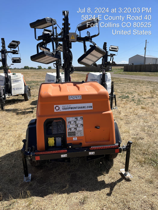 2024 Generac MLT2 Diesel, Flex Switch 120V Input, Powerzone Controller, 
(4) 320W LED Lights, 4kW Generator, 39.9 Gal Fuel Tank, 2" Ball, T3