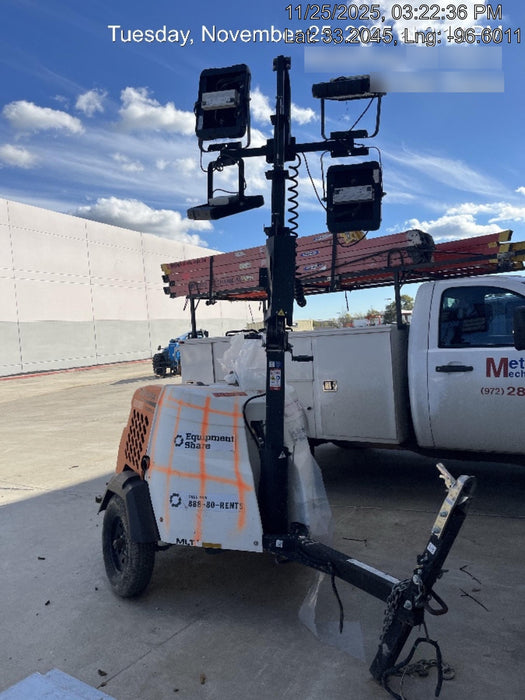 2024 Generac MLT2 Diesel, Flex Switch 120V Input, Powerzone Controller, 
(4) 320W LED Lights, 4kW Generator, 39.9 Gal Fuel Tank, 2" Ball, T3