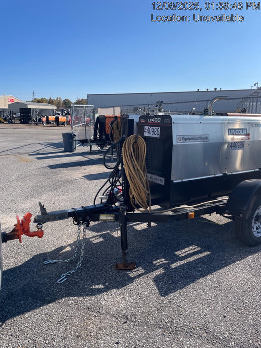 2024 Lincoln Electric LE400 Kubota V1505, Trlr, Cable Rack, Light Kit, ES Decals, T3