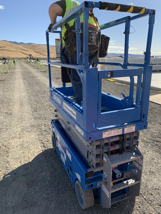 2020 Genie GS-1930 Solid Non Marking Tires, Beacon, Folding rails with half height swing gate, Telematics