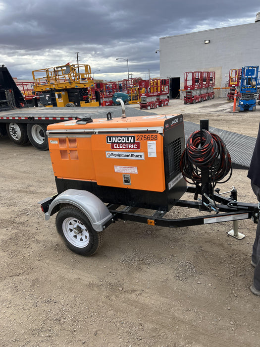 2022 Lincoln Electric LE400 Kubota V1505, Trlr, Cable Rack, Light Kit, ES Decals, T3