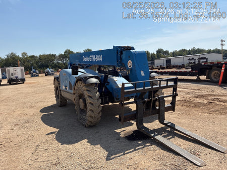 2018 Genie GTH-844 Genie GTH-844 w/ROPS, Work Lights, Solid Tires, RH Cab Mesh, Beacon, 60" Carriage and Forks