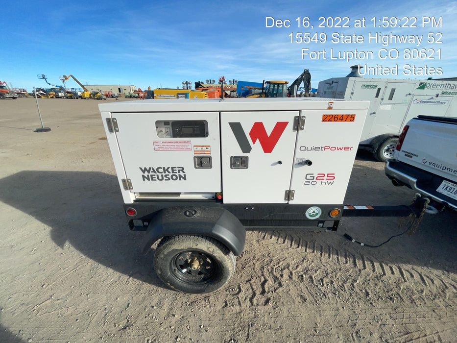 2022 WACKER NEUSON G25