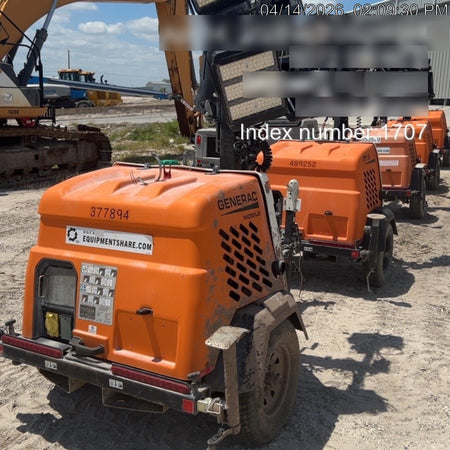 2023 Generac MLT2 Diesel, Flex Switch 120V Input, Powerzone Controller, 
(4) 320W LED Lights, 4kW Generator, 39.9 Gal Fuel Tank, 2" Ball, T3