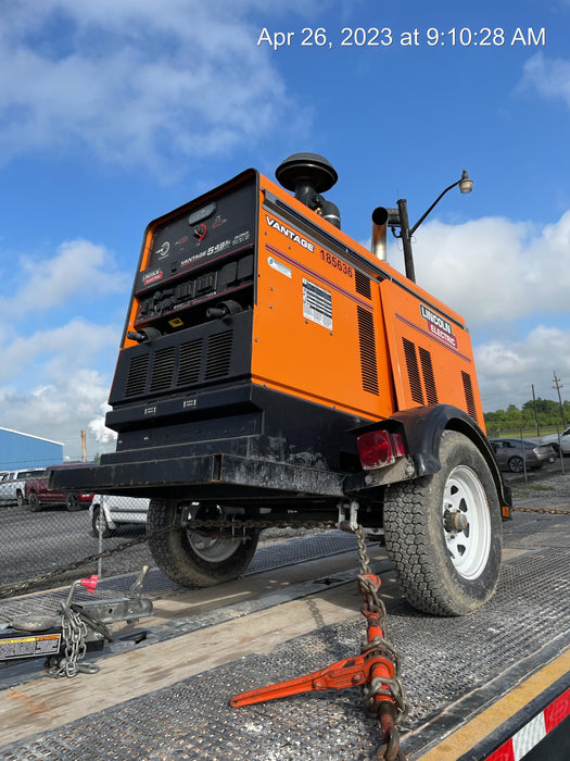 2021 Lincoln Electric Vantage 549X Ready Pak 3, ORANGE (includes trailer, cable rack, fender light kit)