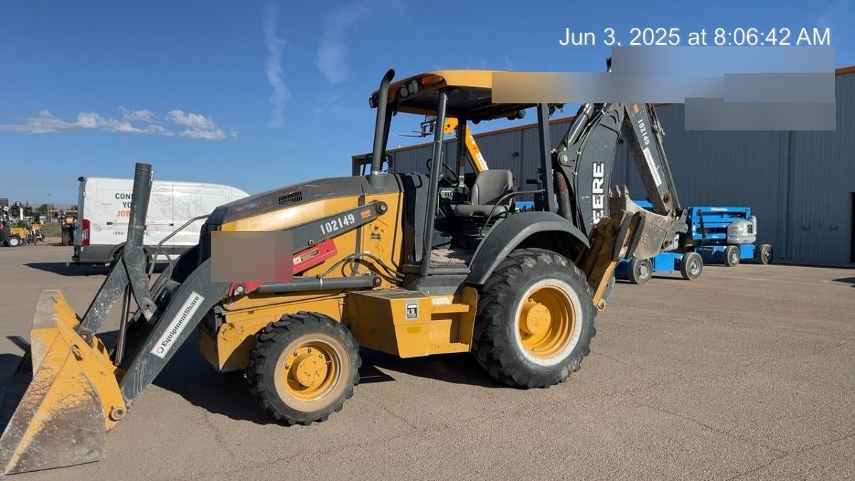 2020 John Deere 310LEP Canopy, 4WD, Standard Stick, Pilot Controls, 2 Way Hydraulics, TAG Manual QC