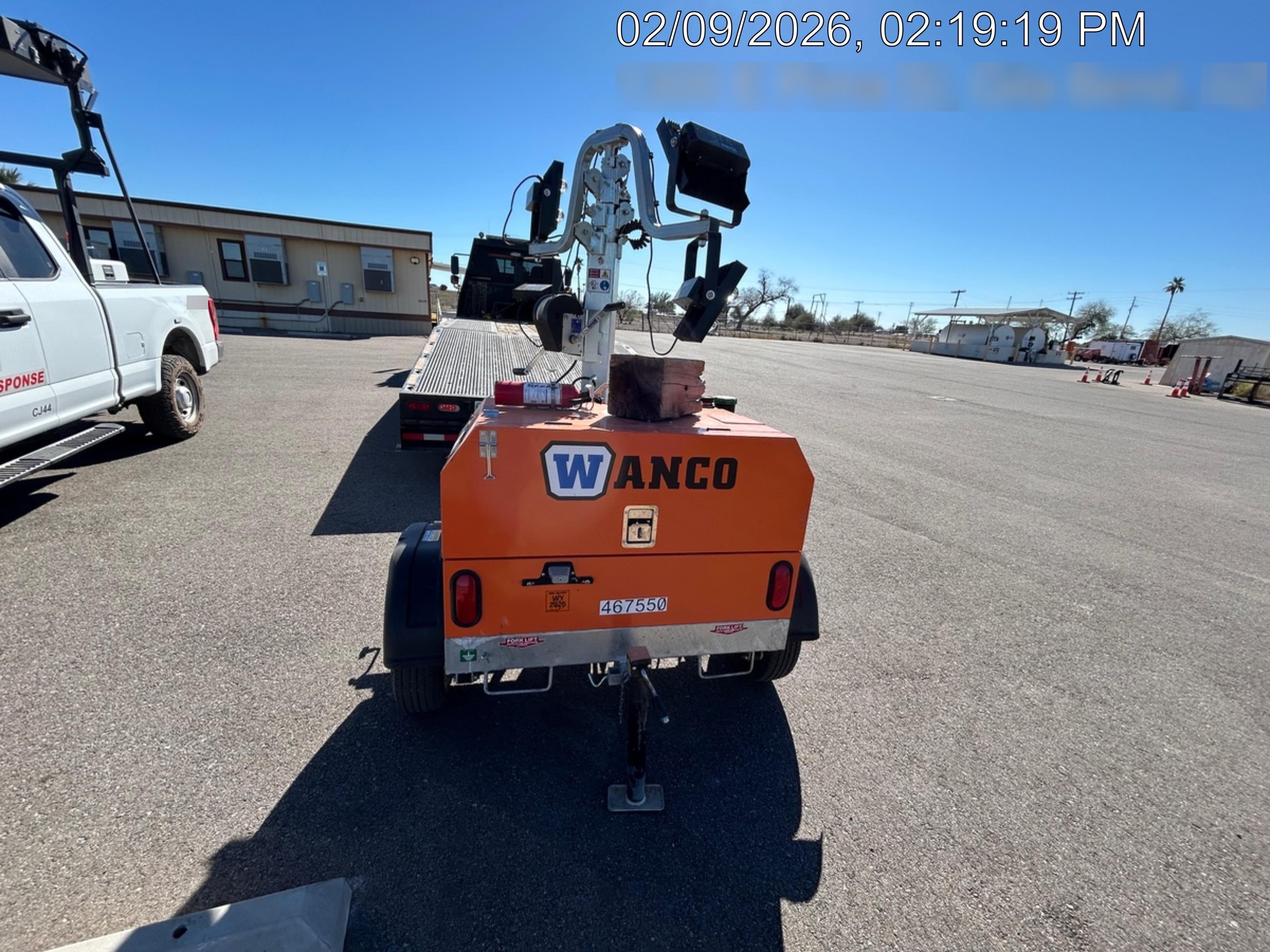 2024 Wanco WLTT-4MM4K Diesel, Deep Sea Controller, Shore Power Plug, Auto Start, (4) 350W LED Floodlights, 4kW Generator, 60 Gal Fuel Tank, 2" Ball, T3