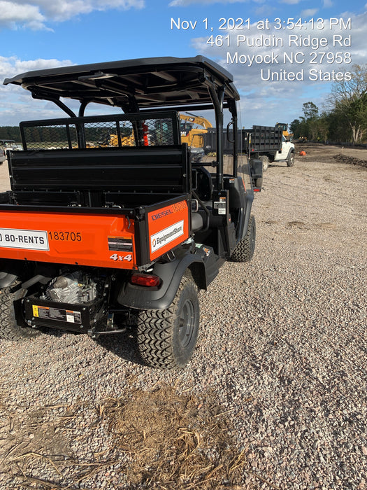 Kubota RTV-X1140W-H Plastic Canopy, Windshield Acrylic Clear, LED Strobe Light, Wire Harness Kit, Back up Alarm