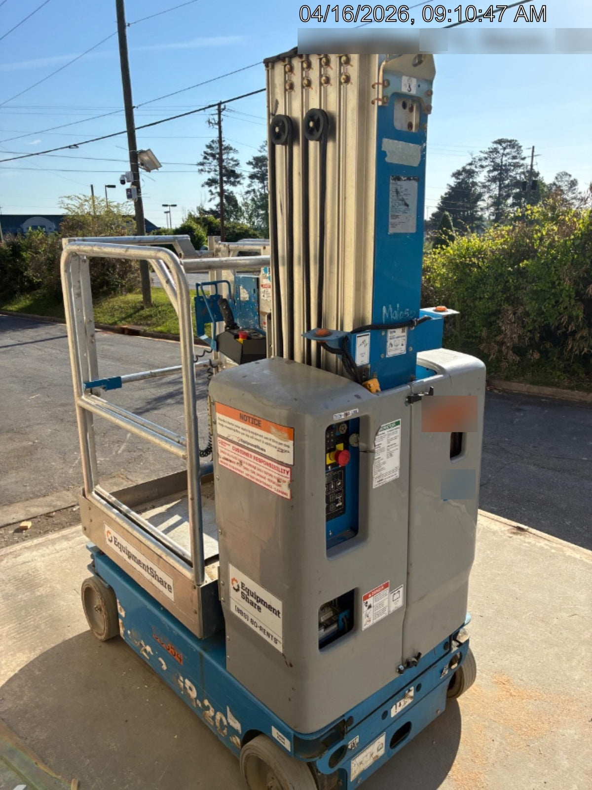 2019 GENIE GR-20