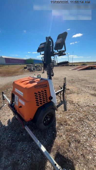 2023 Generac MLT2 Diesel, Flex Switch 120V Input, Powerzone Controller, 
(4) 320W LED Lights, 4kW Generator, 39.9 Gal Fuel Tank, 2" Ball, T3