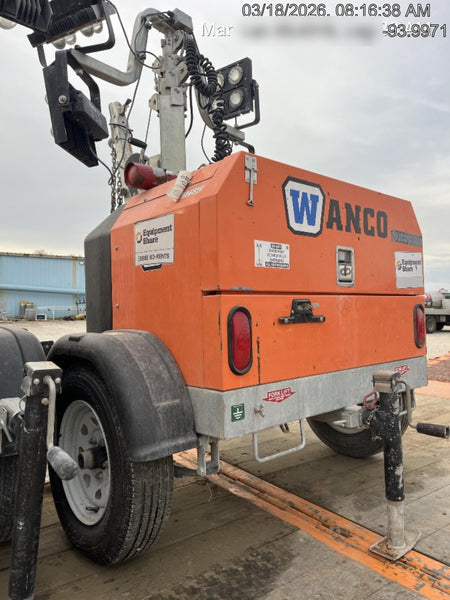 2024 Wanco WLTT-4MM4K Diesel, Deep Sea Controller, Shore Power Plug, Auto Start, (4) 350W LED Floodlights, 4kW Generator, 60 Gal Fuel Tank, 2" Ball, T3