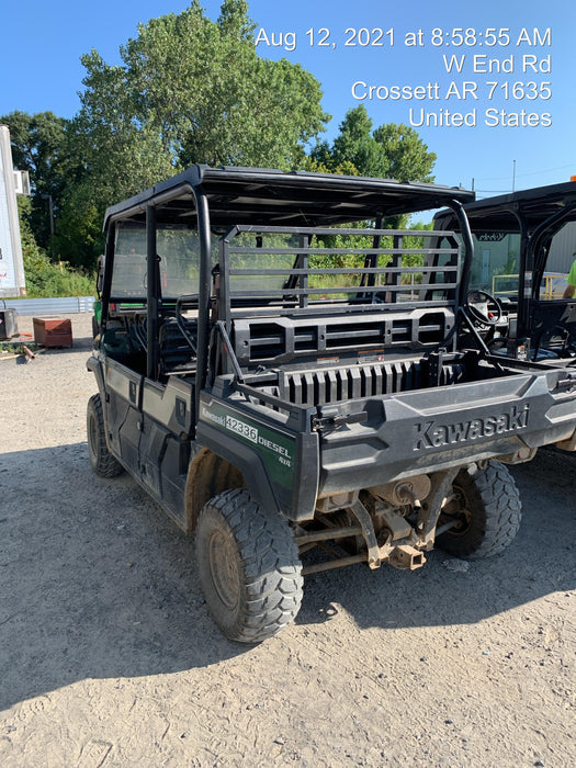 2019 Kawasaki Mule PRO-DXT Standard Options, Backup Alarm, Beacon, Plastic Hard Top, Poly Windshield, Horn Kit