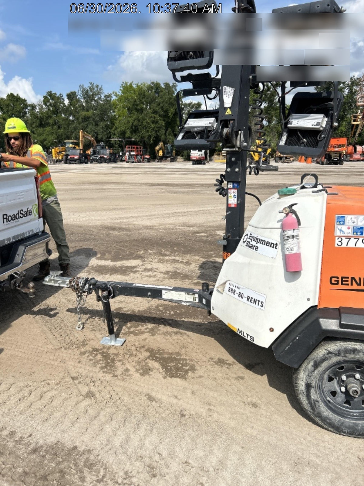 2023 Generac MLT2 Diesel, Flex Switch 120V Input, Powerzone Controller, 
(4) 320W LED Lights, 4kW Generator, 39.9 Gal Fuel Tank, 2" Ball, T3