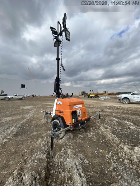2023 Generac MLT2 Diesel, Flex Switch 120V Input, Powerzone Controller, 
(4) 320W LED Lights, 4kW Generator, 39.9 Gal Fuel Tank, 2" Ball, T3