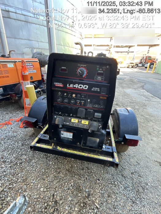 2024 Lincoln Electric LE400 Kubota V1505, Trlr, Cable Rack, Light Kit, ES Decals, T3