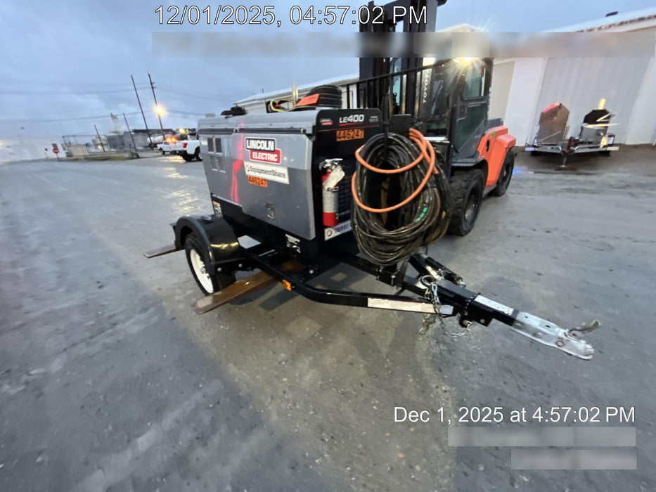 2024 Lincoln Electric LE400 Kubota V1505, Trlr, Cable Rack, Light Kit, ES Decals, T3