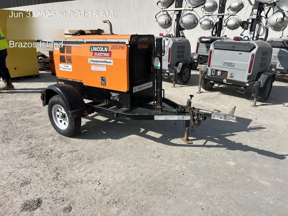 2022 Lincoln Electric LE400 Kubota V1505, Trlr, Cable Rack, Light Kit, ES Decals, T3