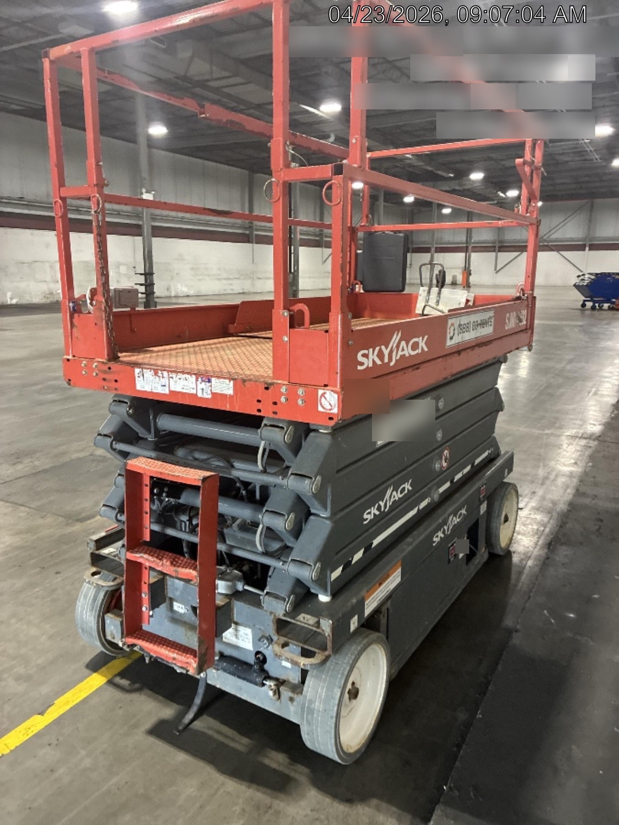 2018 Skyjack SJIII-4632 Standard Rental Specs