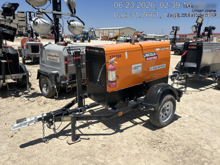 2021 Lincoln Electric Vantage 322 Vantage 322 Ready Pak 3 w/ Decals, ORANGE (includes trailer, cable rack, fender light kit) NO Telematics