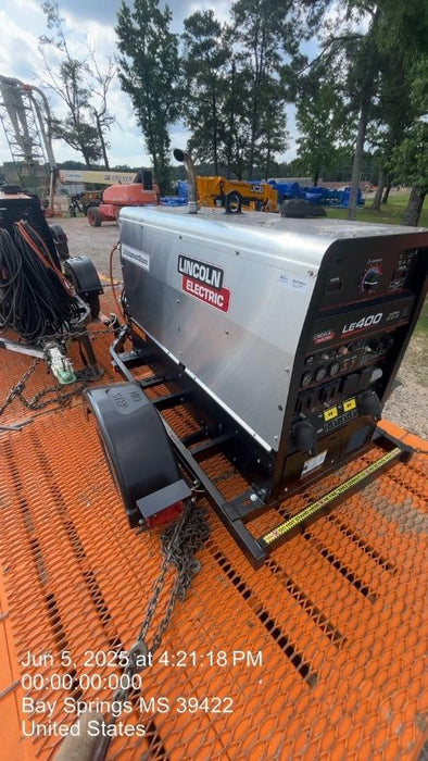 2024 Lincoln Electric LE400 Kubota V1505, Trlr, Cable Rack, Light Kit, ES Decals, T3