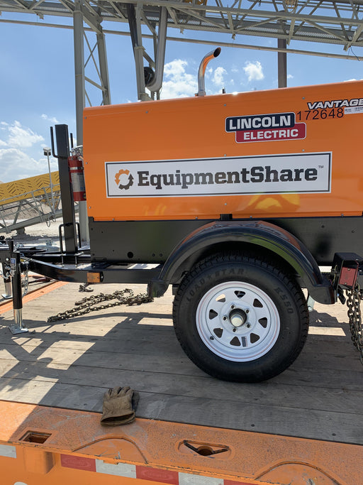 2021 Lincoln Electric Vantage 322 Vantage 322 Ready Pak 3 w/ Decals, ORANGE (includes trailer, cable rack, fender light kit) NO Telematics