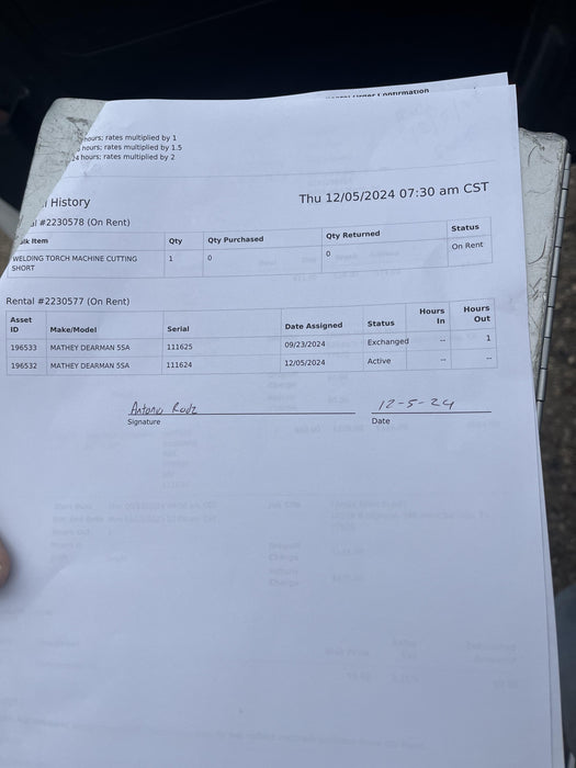 2021 MATHEY DEARMAN 5SA