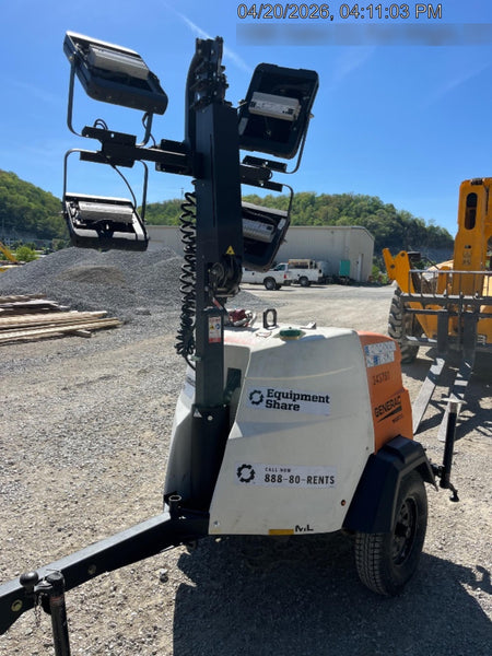 2023 Generac MLT2 Diesel, Flex Switch 120V Input, Powerzone Controller, (4) 320W LED Lights, 4kW Generator, 39.9 Gal Fuel Tank, 2" Ball, T3