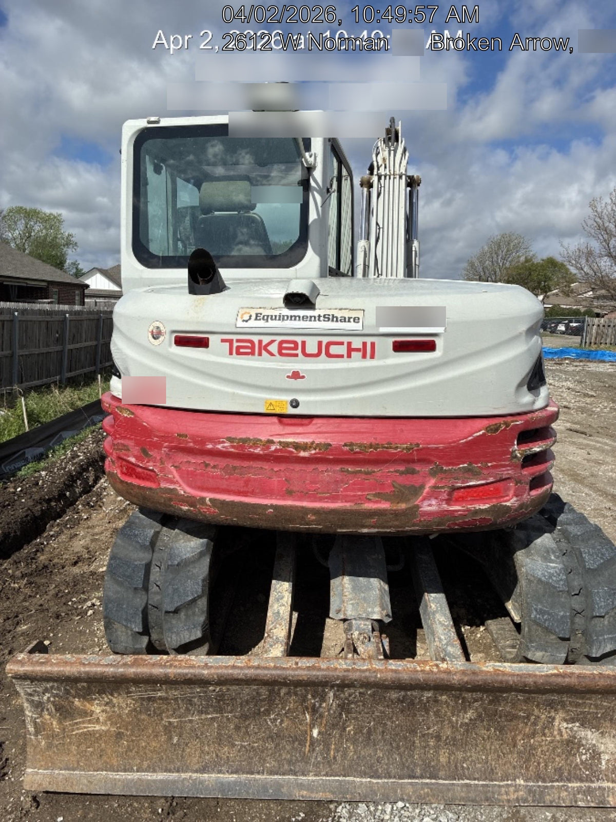 2019 Takeuchi TB290 Cab/Heat/AC Rubber tracks, Dozer blade, Travel alarm, Auxiliary hydraulics w/Manual QC, Hydraulic thumb, 18", 24", and 36" Buckets