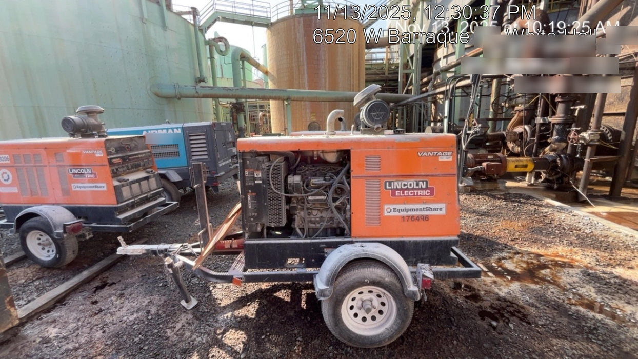 2021 Lincoln Electric Vantage 549X Ready Pak 3, ORANGE (includes trailer, cable rack, fender light kit)