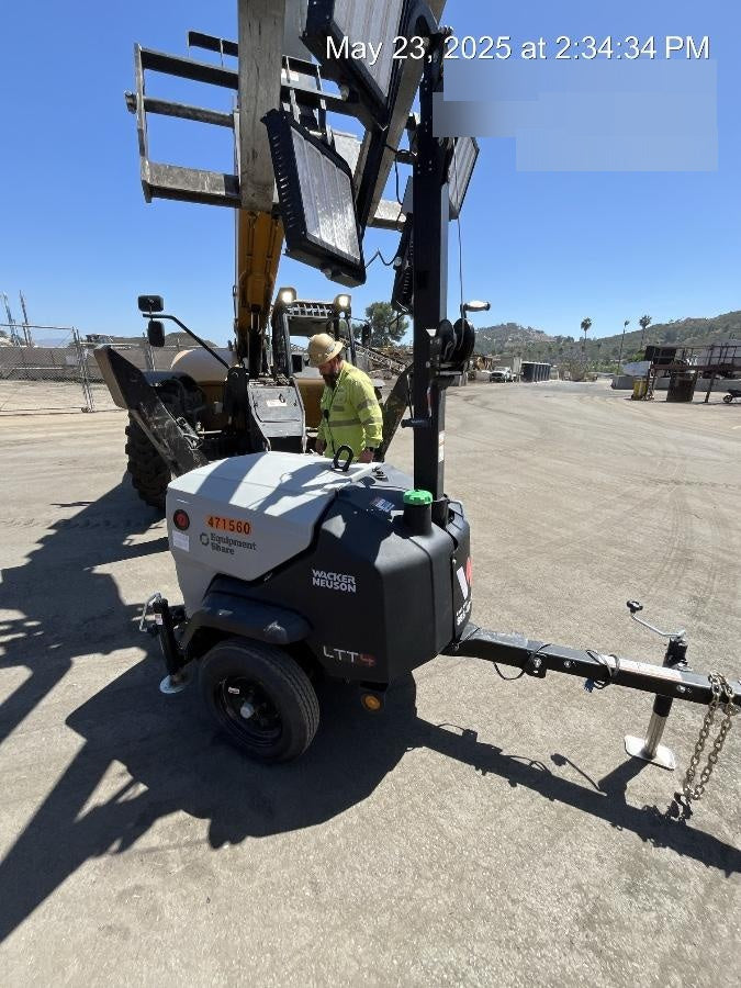 2024 Wacker Neuson LTT4 Diesel, Kohler KDW702, Deep Sea Controller, Auto Start, LED 320W, Bypass Outlet, T3