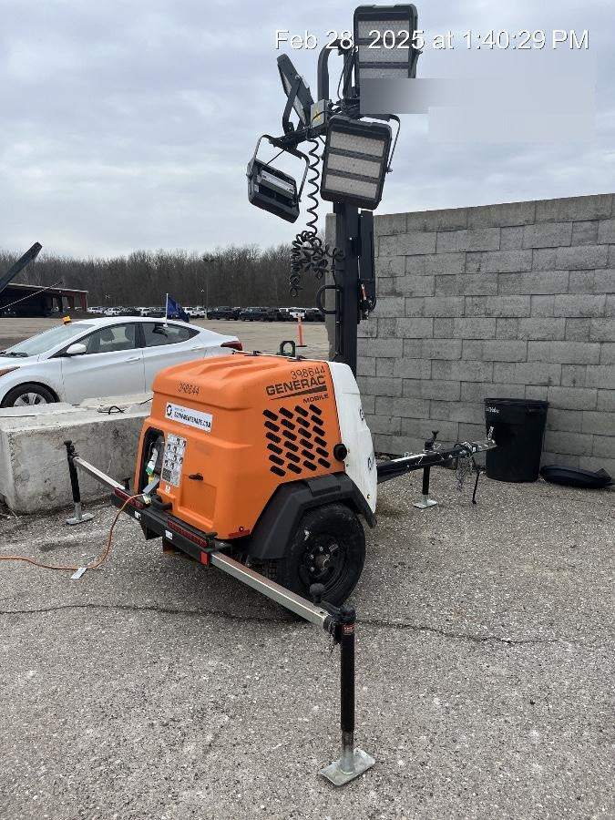 2024 Generac MLT2 Diesel, Flex Switch 120V Input, Powerzone Controller, 
(4) 320W LED Lights, 4kW Generator, 39.9 Gal Fuel Tank, 2" Ball, T3