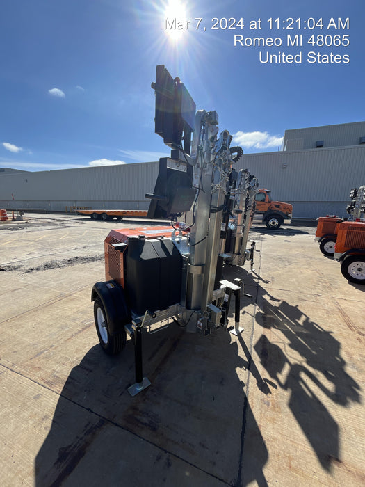 2024 Wanco WLTT-4MM4K Diesel, Deep Sea Controller, Shore Power Plug, Auto Start, (4) 350W LED Floodlights, 4kW Generator, 60 Gal Fuel Tank, 2" Ball, T3