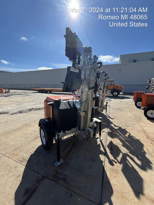 2024 Wanco WLTT-4MM4K Diesel, Deep Sea Controller, Shore Power Plug, Auto Start, (4) 350W LED Floodlights, 4kW Generator, 60 Gal Fuel Tank, 2" Ball, T3