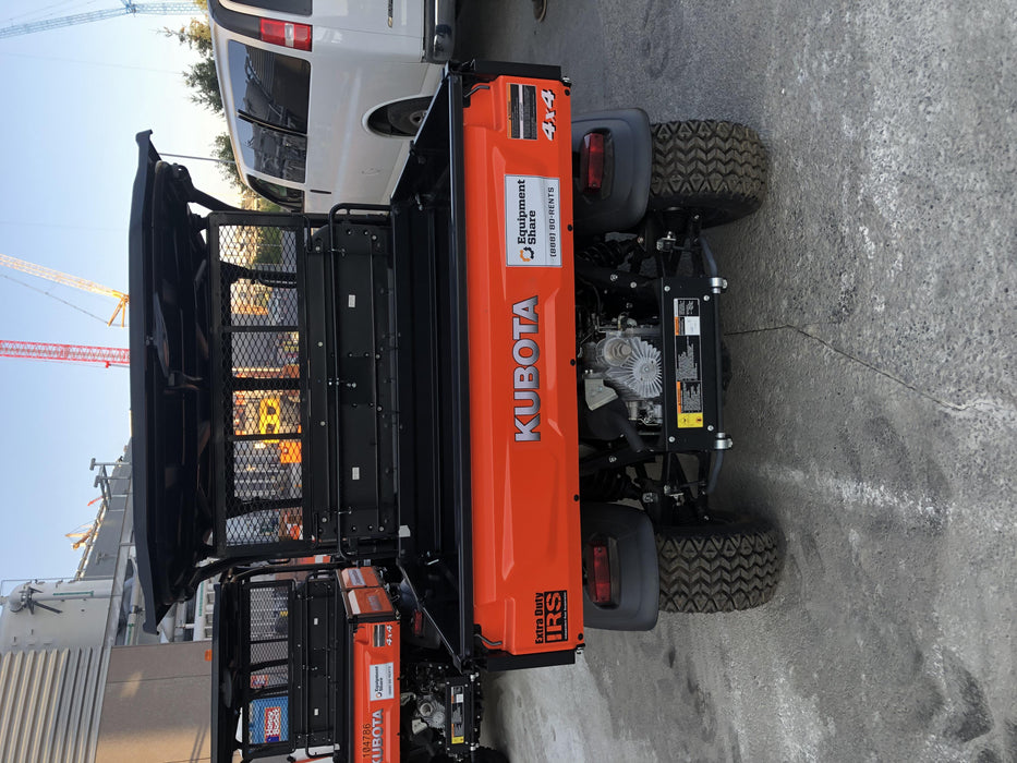 2020 Kubota RTV-X1140W-H 4WD utility cart -LED strobe -Windshield tempered glass -Plastic canopy -Wire harness kit -Backup alarm