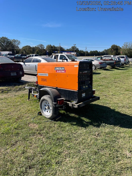2023 Lincoln Electric LE400 Kubota V1505, Trlr, Cable Rack, Light Kit, ES Decals, T3