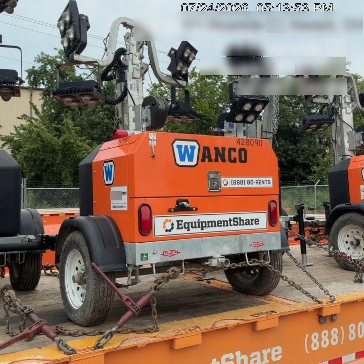 2024 Wanco WLTT-4MM4K Diesel, Deep Sea Controller, Shore Power Plug, Auto Start, (4) 350W LED Floodlights, 4kW Generator, 60 Gal Fuel Tank, 2" Ball, T3