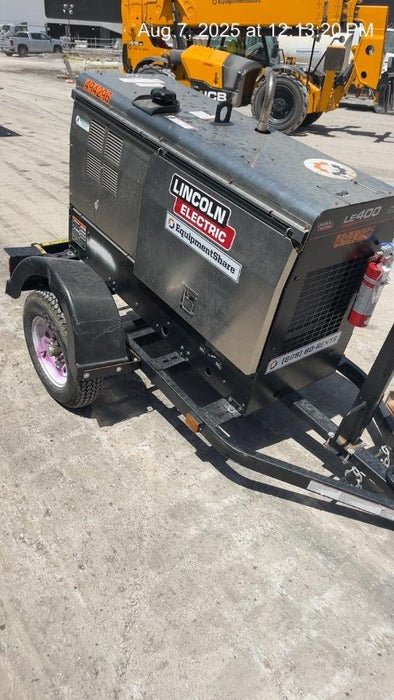 2025 Lincoln Electric LE400 Diesel, Kubota V1505, 22 HP, Trlr, Cable Rack, Light Kit, ES Decals, T3