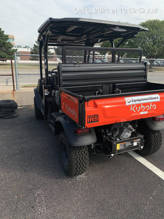 2022 Kubota RTV-X1140W-H Plastic Canopy, Windshield Acrylic Clear, LED Strobe Light, Wire Harness Kit, Back up Alarm