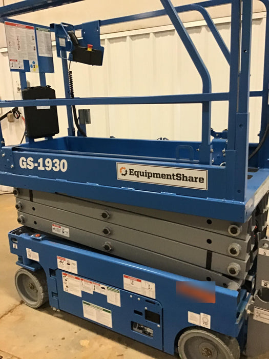 2019 Genie GS-1930 Fixed Rails with Chain Entry